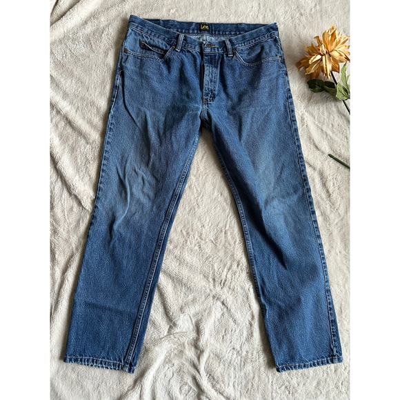 Lee Relaxed Fit Jeans 38x32 - Picture 2 of 5